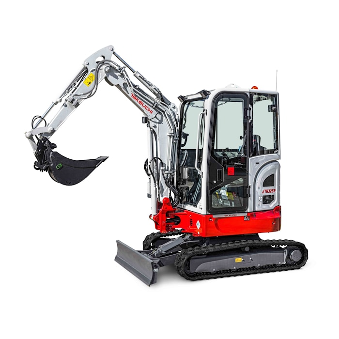 Обзор Takeuchi TB325R: характеристики японского мини-экскаватора 2.5 тонны